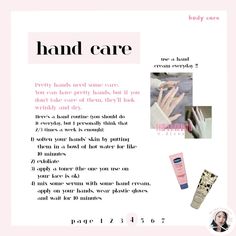 #handcare #wonyoungism The Glow Up Project, Glow Up Project, Glow Up Guide, Glow Ups, Nail Care Routine, The Glow Up, Self Confidence Tips, Confidence Tips