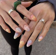 Tulum Nail Ideas, College Nails, Funky Nail Art, Hello Nails, Cute Simple Nails, Simple Acrylic Nails, Cute Gel Nails, Nail Jewelry, Fabulous Nails