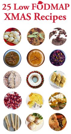 25+Low+FODMAP+Christmas+Recipes Low Food Map Diet, Food Map Diet, Rhubarb Jam Recipes, Fodmap Food, Xmas Recipes