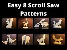 an image of easy 8 scroll saw patterns