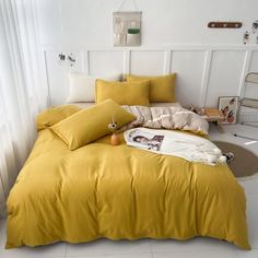 44238703263956|44238703395028|44238703526100|44238703624404 Plain Bedsheets, Classic Bedding Sets, Full Size Duvet Cover, Classic Bedding, Twin Size Duvet Covers, Summer Bed, Queen Size Duvet Covers, Summer Bedding, Quilt Material