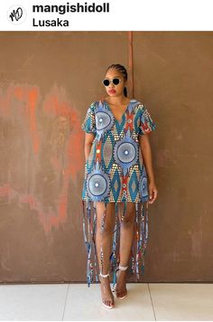 Chitenge Outfits, Bubu Gown Styles, Elegant Dresses Short, African Print Dress Ankara, Mode Kimono, African Dresses For Kids, African Inspired Clothing, African Print Dress Designs