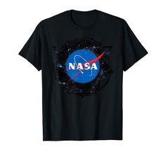 PRICES MAY VARY. Market Trends Official Logo NASA I Smaller Upper Left Chest Logo NASA T Shirts for Men women and children. Space lovers and wanna be astronauts will love this. Nasa logo shirt, Officially Licensed Nasa Logo T shirt gift idea. Easy gift idea for brithdays, fathers day, Valentines day, Halloween costume and Christmas gift. Lightweight, Classic fit, Double-needle sleeve and bottom hem Nasa Merch, Nasa Jacket, Easy Gift Idea, Stars Graphic, Nasa Shirt, Nasa Logo, Space Shirts, In The Stars, Novelty Clothing