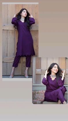 Comfortable clothes for yo✌ Dress Designs For Stitching, Simple Frock Design, Stylish Kurtis Design, Simple Frocks, Desi Fashion Casual