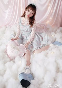 Kawaii Photoshoot, Pastel Clothing, Creepy Cute Fashion, Dolly Fashion, Kei Visual, Party Photoshoot, Tokyo Fashion, Girls Sweet, Mori Girl