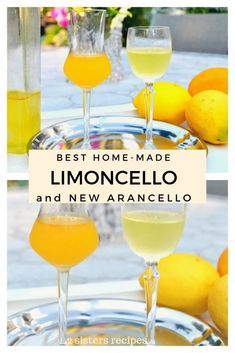 the best home - made limocello and new arancello