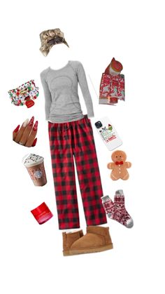 CHRISTMAS VIBESSS! Christmas Trip Outfits, Night Before Christmas Basket, Christmas Pj Outfit, Christmas Goals, Christmas Pajamas Aesthetic, Christmas Outfit Ideas, Christmas Outfits, Christmas Clothes, Comfy Christmas Outfits