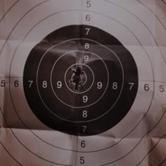 an image of a target with numbers on it