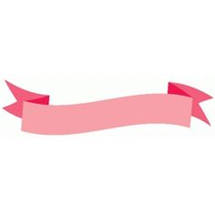 a pink ribbon on a white background