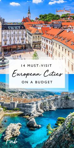 These must-visit European cities have much to offer tourists and won’t break the bank! While Europe is known as a luxurious getaway destination, many cities appeal to travelers on a budget. Consider planning a trip to one of Europe’s more cost-effective destinations. Click the pin to see which cheap European cities you should add to your list! Cheap Cities In Europe, Quick European Trips, Best Cities To Visit In Europe, Best European Cities To Visit In Summer, Places To Visit In Europe Bucket Lists, Europe Cities To Visit, Best Place To Visit In Europe, Cheapest Places To Travel In Europe, Cheap European Vacations