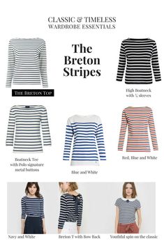 Striped Breton Top Outfit, Stripy Top Outfit, Breton Top Outfit, Breton Stripes Outfit, Parisian Stripes, French Vacation, Stripy Tops, Striped Outfit, Breton Style