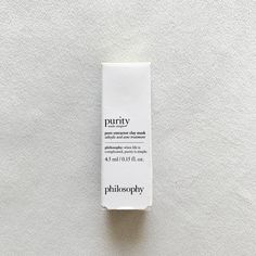 Philosophy Purity Pore Extractor Clay Mask Brand New In Box 4.5 Ml Size Philosophy Mask, Pore Extractor, Philosophy Purity, Sephora Skincare, Salicylic Acid Acne, Skin Care Mask, Clay Mask, Clay Masks, Skin Care Women