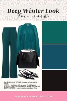 Winter Color Palette Outfits, Deep Winter Color Palette Outfits, Jewel Tone Outfits, Deep Winter Color Palette, Color Palette Clothing, Deep Winter Palette Outfits, True Winter Color Palette, Winter Skin Tone, Cool Winter Color Palette