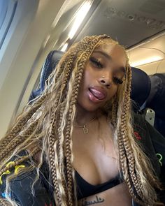 Colored Braids, Blonde Braids, Braids Hairstyles Pictures, Culture Magazine, Protective Hairstyles Braids, Pretty Braided Hairstyles, Black And Blonde, Girls Braids, Dope Hairstyles