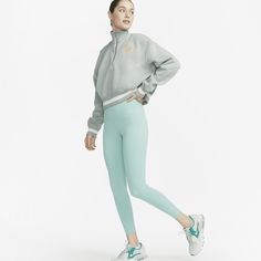 Whether it's yoga or a bike ride or a walk, you can move freely in our unbelievably soft Nike Zenvy leggings. Their InfinaSoft fabric is lightweight—but still squat-proof!—with softness that you can feel with every bend, stretch and shift. Fewer pockets give you a streamlined look, but the drop-in pocket at the center back is still big enough to hold your phone. Plus, they're durable enough for you to move, wash and wear again and again. Nike Zenvy, Downward Dog, Ankle Leggings, Best Leggings, Women Lifestyle, Squat Proof, Free Fabric, Bike Ride, Second Skin