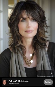 Layer Haircut With Side Bangs, Messy Layered Haircuts For Medium Hair, Medium Length Haircut With Layers Wolfcut, Messy Layered Hair, Layered Hair With Side Bangs, Layered Hair With Bangs, Haircuts For Medium Length Hair, Layered Haircuts For Medium Hair, Bangs With Medium Hair