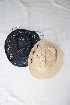 Colors: Black & Cream Staw material Cowboy style Trendy Black Summer Hat, Black Bohemian Straw Hat For Summer, Casual Black Summer Hat, Black Summer Hat, One Size, Black Casual Hat For Festivals, Black Casual Festival Hat, Black Vacation Hat, One Size, Black Vacation Hat One Size, Black Vacation Hat