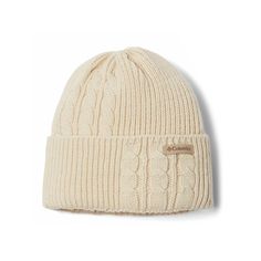 Stay warm and stylish with this women's Columbia Agate Pass cable knit beanie. Stay warm and stylish with this women's Columbia Agate Pass cable knit beanie. Cable knit designCONSTRUCTION & CARE Shell: acrylic Lining: polyester microfleece Machine wash ImportedFIT & SIZING One size fits most Color: White. Gender: female. Age Group: adult. Warm Solid Color Crochet Hat, Winter Knit Crochet Hat, Cozy Cable Knit Hats, Winter Outdoor Cable Knit Beanie, Winter Cable Knit Beanie For Outdoor, Cable Knit Beanie For Outdoor Winter Use, Casual Cable Knit Beanie For Outdoor, Casual Outdoor Cable Knit Beanie, Cold Weather Cable Knit Hat