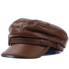 This item is for one hat only. Please allow 1-2cm discrepancy due to different measurement method. Unisex Newsboy Cap Biker PU Leather Beret Cabbie Painter Hat Flat Gatsby Vintage Material: pu leather Color: black, brown Hat Circumference M: 56-58cm/22-22.8 inch Hat Circumference L: 58-60cm/22.8-23.6 inch Hat Circumference XL: 60-61cm/23.6-24 inch SKU: 923-B090 NN Gatsby Hat, Leather Beret, Brown Hat, Flat Hats, Brown Hats, Leather Hats, News Boy Hat, Motorcycle Women