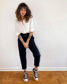 Edgy Work Outfits, Look Grunge, Business Casual Outfits For Work, Neue Outfits, Mode Casual, Casual Work Outfits, Mode Inspo, Professional Outfits, Edgy Outfits