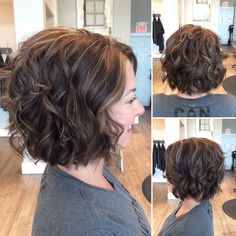 Bob Hairstyles 2018, Short Curly Hairstyles For Women, Wavy Bob Hairstyles, Choppy Bob Hairstyles, Layered Bob Hairstyles, Kitchen Sign, Curly Hair Women, Curly Bob Hairstyles, Scene Hair