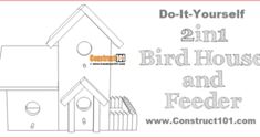 two bird houses and a feeder with the words do - it - yourself