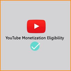 an orange frame with the words youtube monetization equitify on it