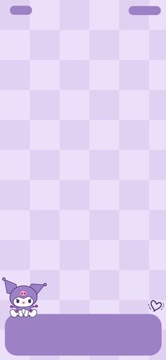 an animal is standing in the middle of a purple wall with hearts on it and another animal has its eyes closed