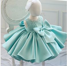 Big Bow Dress, Girls Ruffle Dress, Fluffy Skirt, Toddler Bows, Dress Sewing, Dresses Kids Girl