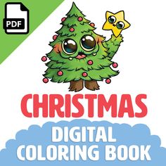 Capture the festive spirit with this adorable christmas tree character in our Christmas Digital Coloring Book by Chris Ryniak – a fun and interactive downloadable PDF activity for the holiday season! Chris Ryniak, Quirky Illustration, Friend Book, Digital Coloring, Halloween Digital, Cute Birds, Shopify Theme, Artist Books, Paper Goods