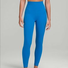 Nwt Lululemon Align High-Rise Pant 28" Color Is Poolside Blue Size 14 If You’re New To Poshmark, Use My Code Luludeals When Creating An Account To Save $10! Lululemon Collection, Lulu Leggings, Lululemon Pants, Simple Trendy Outfits, Blue Leggings