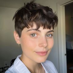 Textured Pixie with Micro Fringe Micro Fringe, Haircut Styles