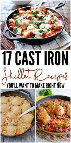 cast iron skillet recipes you'll want to make right now