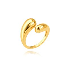 1.【WONDERFUL CRAFTSMANSHIP】 This is a high quality finger ring. High polished smooth surface without sharp edge, does not rip your clothes or scratch your hands. The teardrop ring is made of 18k gold plated, unique structure, nickel free, lead free and hypoallergenic. It is a wrap around ring suitable for most women and teenagers. 2.【STYLISH UNIQUE DESIGN】 Our open gold ring has an adjustable and crossover design. Thick ring face measures 15mm in width; Can be adjusted slightly (Size 5-8). The twist ring like a teardrop shaped domed spoon, wraps around your fingers for an understated yet majestic look. This gold statement ring is a great accessory to adorn your fingers! 3.【CHUNKY GOLD RING】This wide gold band ring is dainty and slightly substantial but won't feel heavy on your finger. You Thick Gold Ring, Mid Finger Rings, Wrap Around Ring, Thick Ring, Dainty Gold Rings, Teardrop Ring, Gold Statement Ring, Dome Ring, Twist Ring