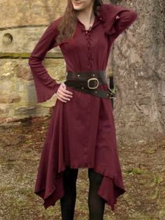 Dresses Medieval, Vintage Carnival Party, Viking Halloween Costume, Gothic Dresses, Medieval Cosplay, Viking Shirt, Vintage Carnival, Traje Casual