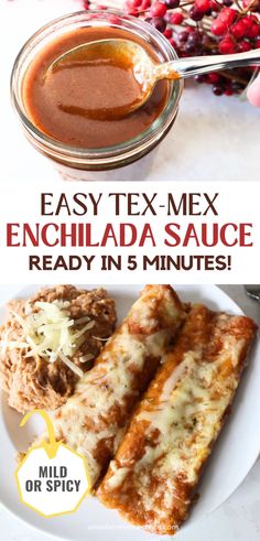 easy tex - mex enchilada sauce ready in 5 minutes