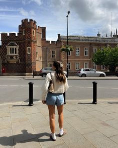 If you love cycling from work or home to a coffee shop on bright and sunny days, this will probably be the best outfit choice for you. Mini Denim Shorts