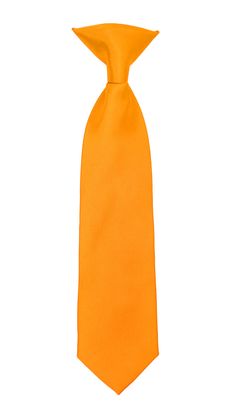 Premium Orange Clip On Necktie Evil Hall, Joe Hawley, Wood Bin, Miracle Musical, Lemon Demon, Tie Collection, I'm A Loser