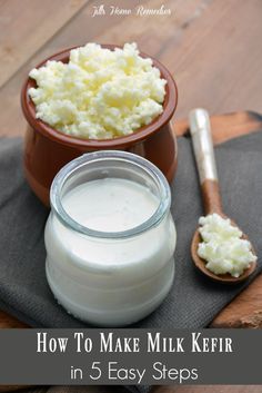 how to make milk kefir in 5 easy steps