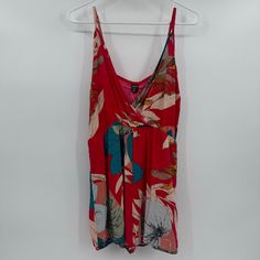 Brand New, With Tags. Style: Shein Romper Women Small Red Vcay Sleeveless Spaghetti Straps New Wrap V-Neck Viscose Machine Wash Super Fast Shipping. We Ship Items Out The Same Or Next Business Day!! V-neck Floral Print Tank Top For Beach, Casual Red Halter Neck Tank Top, Red Halter Neck Casual Tank Top, Red Halter Neck Tank Top For Summer, Red Printed Summer Tank Top, Floral Print V-neck Tank Top For Beach, Casual Halter Neck Camisole For Vacation, Red Halter Neck Tank Top For The Beach, Red Halter Neck Tank Top For Spring