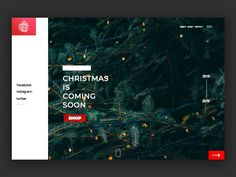 the christmas is coming soon landing page