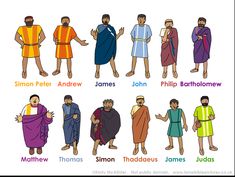 an image of different types of men in roman clothing and names for each man's body