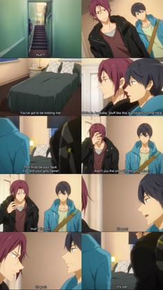 Free Haruka X Rin, Free Haru X Rin Fanart, Haru And Rin Free, Rin X Haru Free, Rinharu Fanart, Free Anime Ships, Free Haru X Rin, Rin Matsuoka X Haruka Nanase, Haruka And Rin