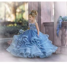 Flower Gown Dress, Flower Gown, Ruffle Flower, Marine Uniform