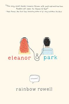 a book cover with two people facing each other and the title, eleanor park