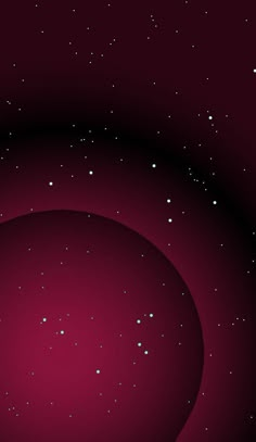 an image of a space scene with stars in the sky and a bright red background