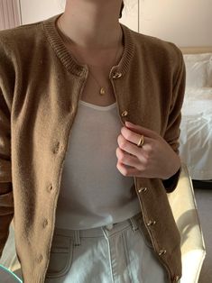 Long sleeve round neck button through cardigan in wool cashmere blend. Soap button details. Model is in MINUSEY ONE SIZE. ✔️ Free worldwide express shipping over $100✔️ Loved by 6,500+ customers✔️ Limited edition collections, maximum style⠀⠀⠀⠀⠀⠀⠀⠀⠀Stay ahead of the trend with can’t-find-anywhere-else staples. Your closet will thank you 💕* MINUSEY ONE SIZE = EU 34-38, US 2-6* 75% Merino Wool / 10% Cashmere / 15% Nylon* Dry clean* Made in Korea - Model Height: 172cm/5'7" (US2, EU34) Round Neck Cardigan, Waiting List, The Pretty, The Trend, Model Height, Pretty Things, My Hair, Merino Wool, Camel