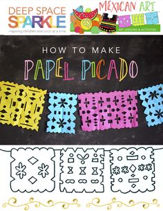 an image of how to make paper picadio on the cover of deep space sparkle magazine