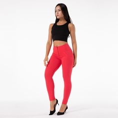 Transform your style with these exceptional yoga pants. Crafted from superior-quality cotton and lycra, they exude softness and durability. The high waistline sets them apart, adding appeal. These women's yoga pants, with their solid pattern and push-up effect, are bound to catch attention. Featuring a zipper fly closure, they offer style and ease of wear. Their super stretch and high elasticity make them ideal for yoga. Haven't you ordered these yet?Specifications other name 7: push up leggings other name 6: butt lifting leggings other name 5: sexy leggings other name 4: gym leggings other name 3: women tights other name 2: workout leggings other name 1: yoga pants Usage: Gym Pants, Yoga Pants, Active Pants Sport Type: Yoga Size: XXS to XXXL Pant Length: Full Length Other name 9: Gym Tigh Cotton Fitted Activewear For Pilates, Fitted Cotton Activewear For Pilates, Fitted Cotton Bottoms For Pilates, Tight Red Elastane Bottoms, Red Fitted Elastane Yoga Pants, Red Elastane Workout Pants, Red High-waist Stretch Leggings, Red High Waist Stretch Leggings, Red Workout Pants With Elastane