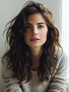 Wavy Layered Lob Haircut, Long Bob Haircuts Thick Wavy Hair, Messy Haircuts For Long Hair, Wavy Layered Haircuts Medium, Medium Long Haircut Thick Hair, Medium Length Haircut 2b Hair, Cute Haircuts For Wavy Hair Medium, Lots Of Layers Medium Hair Wavy, Hairstyles For Wavy Hair Women